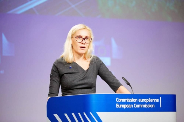 Commissioner Kadri Simson, seen in this file photo, said the price cap on the TTF could be used “immediately” once the proposal is approved by member states. — Courtesy European Union, 2022.