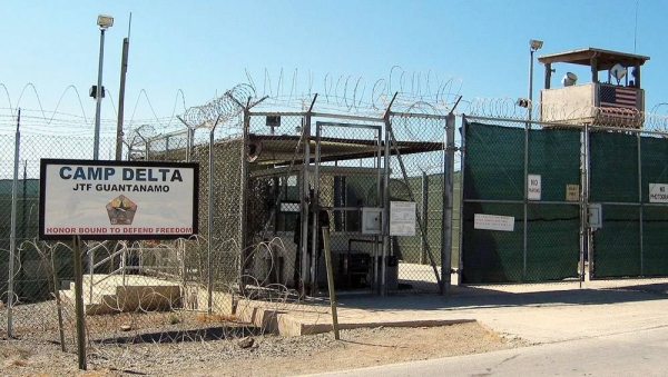 The exterior of Camp Delta is seen at the US Naval Base at Guantanamo Bay, in this file photo.