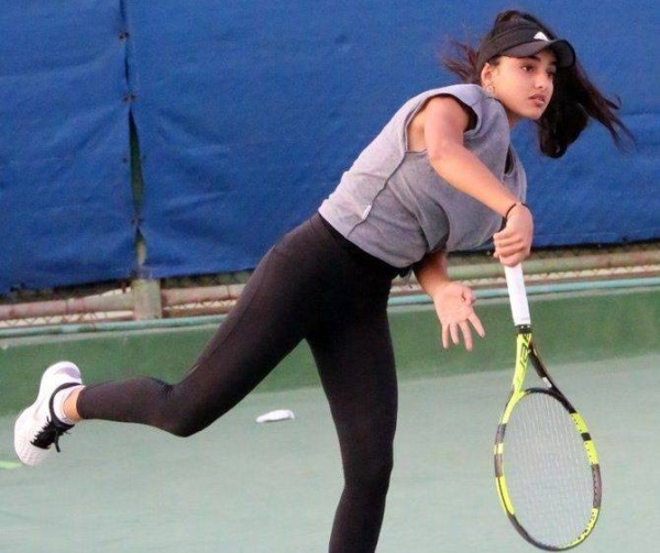 Yara Al-Haqbani becomes champion in Bahrain’s J5 Isa Town International Tennis Tournament after defeating Russia’s top-ranking Tamara Ermokova on Sunday.