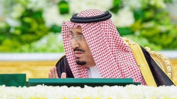 Custodian of the Two Holy Mosques King Salman chaired the Cabinet session on Tuesday afternoon at Al-Yamamah Palace.