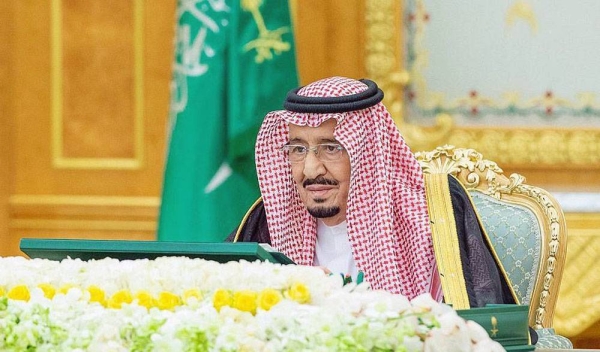 Custodian of the Two Holy Mosques King Salman chaired the Cabinet session on Tuesday afternoon at Al-Yamamah Palace.