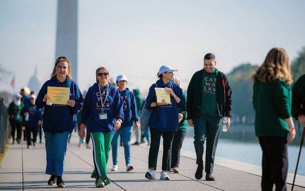 Saudi Arabia’s embassy in the US has participated in the 2nd edition of the global initiative “Cat Walk” organized by the Catmosphere organization concerned with supporting initiatives to conserve endangered wild cats.