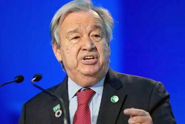 UN Secretary-General Antonio Guterres seen in this file photo.