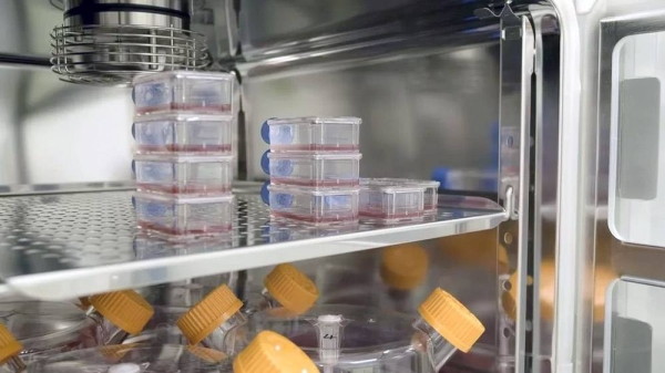 The lab-grown blood kept in a facility in Bristol. — courtesy photo NHSBT