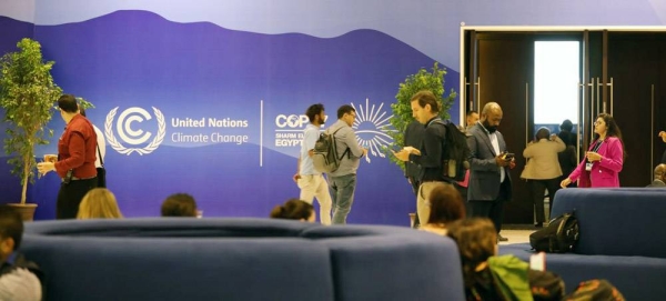 Simon Stiell, head of UNFCCC, speaking at the official opening of COP27. — courtesy Momoko Sato/ UNIC Tokyo