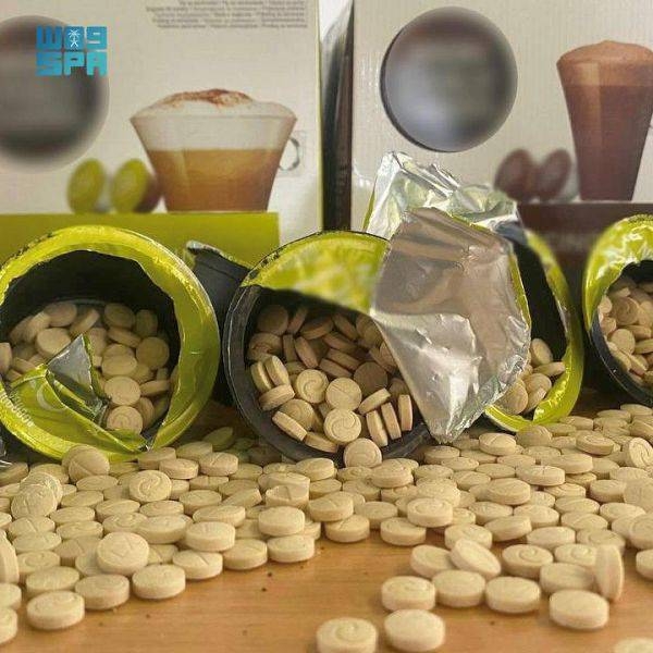 4 million pills hidden in coffee capsules seized in Saudi drug bust