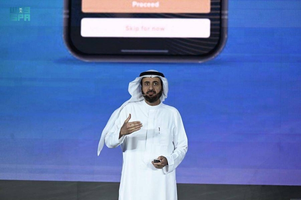 Minister of Hajj and Umrah Dr. Tawfiq Al-Rabiah addressing the Digital Government Forum 2022 in Makkah on Thursday. — SPA