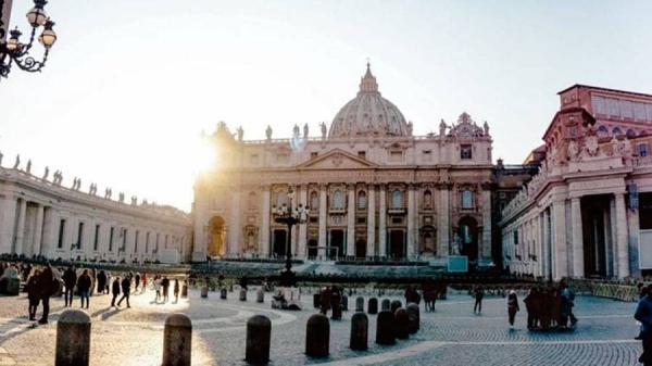 File photo of the St Peter’s Basilica, at the Vatican.