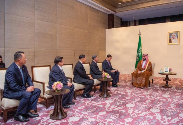 Crown Prince meets Thai Senate President