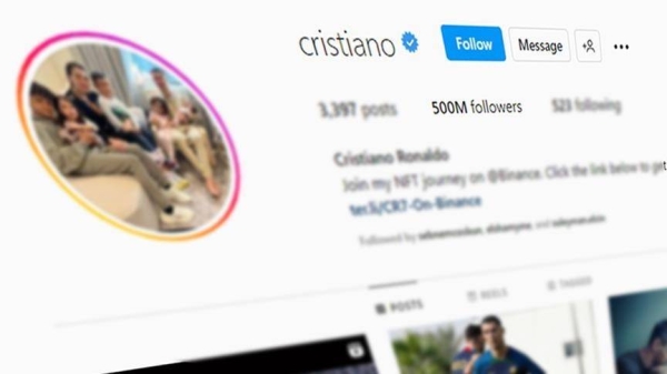 Cristiano Ronaldo hits 500 million Instagram followers after