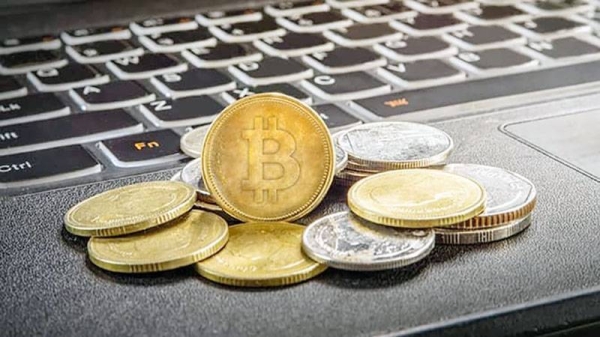 Bitcoin, one of the cryptocurrencies, is seen in this file photo