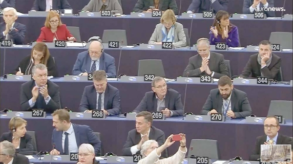 MEPs denounced Russia for provoking a “large-scale” humanitarian crisis and destroying essential infrastructure in Ukraine.