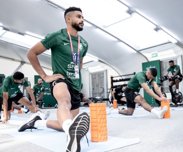 The Saudi national squad members resumed their hectic training session on Wednesday at Sealine Resort Stadium under the supervision of Coach Herve Renard in preparation for their second game in Group C of the World Cup 2022.