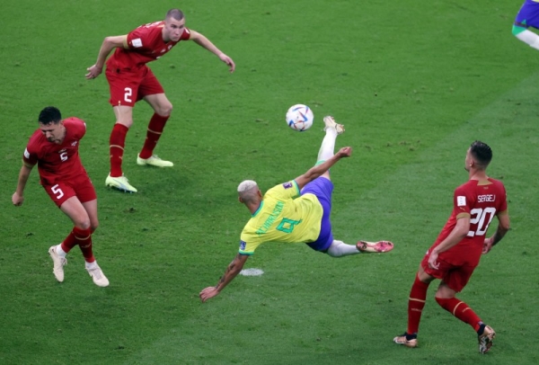 Richarlison scores double, inspires Brazil to 2-0 win over Serbia