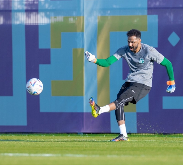 The Green Falcons during a training session.