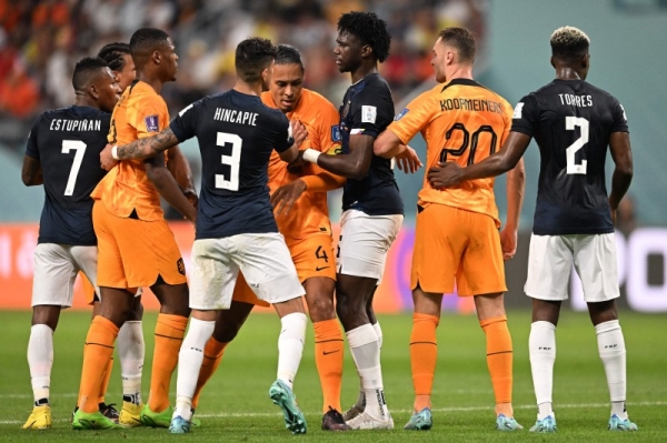 The Netherlands drew with Ecuador 1-1 in a 2022 FIFA World Cup game on Friday. (@FIFAWorldCup)