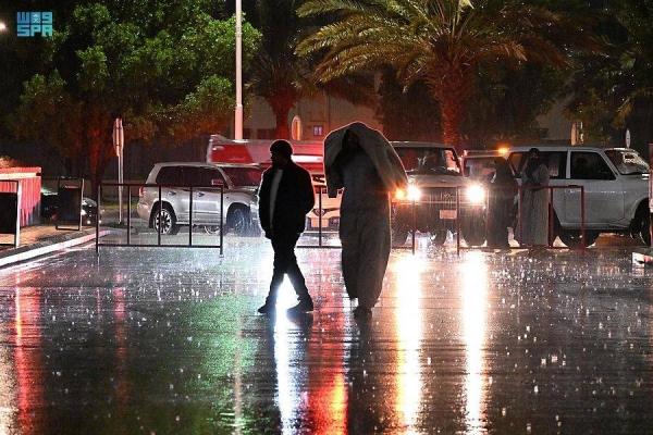 The National Center for Meteorology (NCM) has indicated that 6 parts of Saudi Arabia's regions will witness rain and torrents next Tuesday and Wednesday.