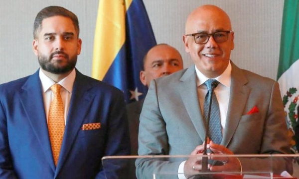 President of the National Assembly of Venezuela Jorge Rodriguez has signed a preliminary agreement during talks in Mexico City, Mexico. — courtesy photo