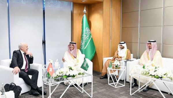 Minister of Finance Mohamed Bin Abdullah Al-Jadaan inaugurated in Riyadh Monday the 3rd Saudi-Swiss Financial Dialogu where he welcomed the visit of Switzerland Minister of Finance Ueli Maurer and the accompanying delegation.
