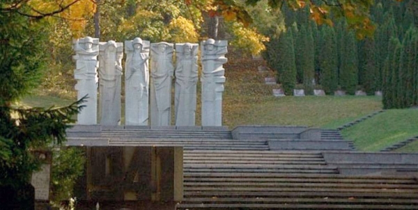 The Antakalnis memorial in Vilnius, Lithuania