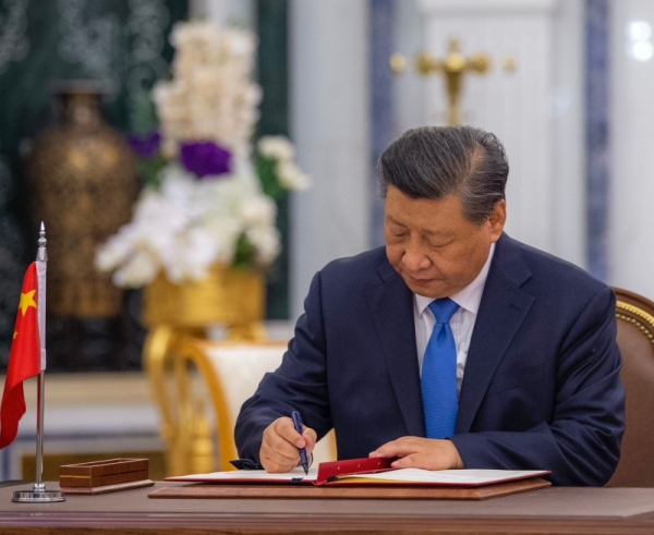 King Salman and President Xi signed the comprehensive strategic partnership agreement between Saudi Arabia and China.