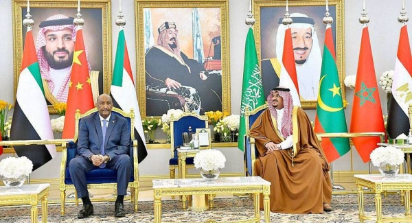 At King Khalid International Airport, Chairman of the Sudanese Transitional Sovereignty Council Lt. Gen. Abdel Fattah Al-Burhan  was received by Prince Mohammed Bin Abdulrahman Bin Abdulaziz, Deputy Governor of Riyadh Region.