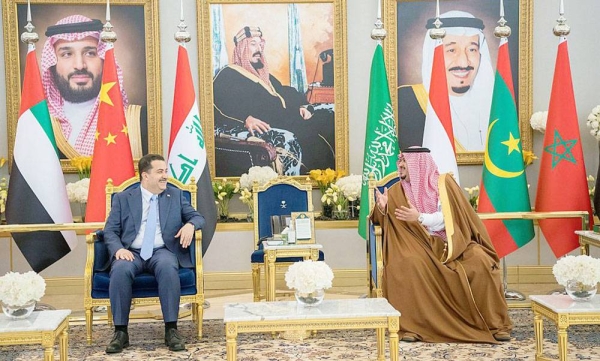 Iraq’s Prime Minister Mohammed Shia Al-Sudani was received at the King Khalid International Airport by Prince Mohammed Bin Abdulrahman, deputy governor of Riyadh Region.