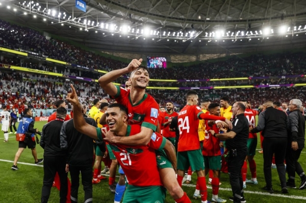 Morocco surpassed the three other African sides to reach the quarter-finals; Cameroon in 1990, Senegal in 2002 and Ghana in 2010. (@FIFAWorldCup) 