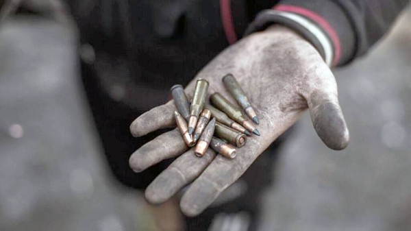 Bullets shown in Kramatorsk, eastern Ukraine, Wednesday, May 14, 2014. — courtesy Manu Brabo/AP