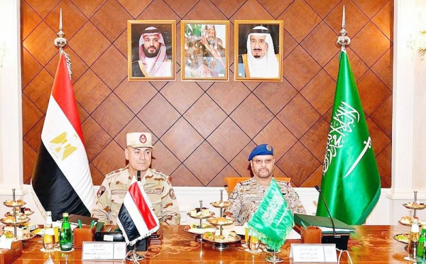 Chief of the General Staff of Saudi Arabia Lt. Gen. Fayyadh Bin Hamed Al-Ruwaili received in Riyadh on Tuesday Chief of Staff of the Armed Forces of Egypt Lt. Gen. Osama Askar.