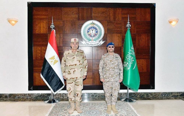 Chief of the General Staff of Saudi Arabia Lt. Gen. Fayyadh Bin Hamed Al-Ruwaili received in Riyadh on Tuesday Chief of Staff of the Armed Forces of Egypt Lt. Gen. Osama Askar.