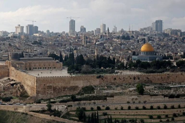 The Al-Aqsa Mosque compound in occupied East Jerusalem's Old City