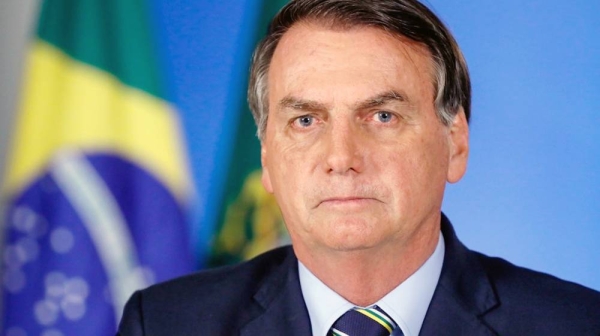 Former Brazilian President Jair Bolsonaro seen in this file photo.