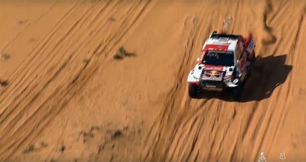 Qatar's Nasser Al-Attiyah has held off Audi’s power boost to win his second stage of the 2023 Dakar Rally