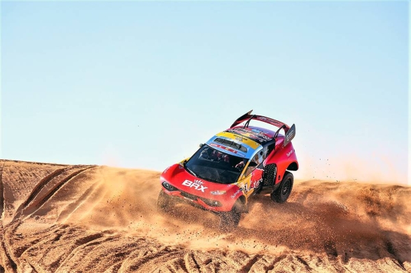 Qatar's Nasser Al-Attiyah has held off Audi’s power boost to win his second stage of the 2023 Dakar Rally