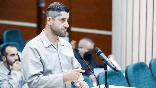 Seyed Mohammad Hosseini in court. — courtesy Iranian state media