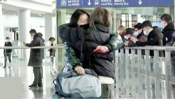 Joy and relief for arrivals in China as quarantine ends for overseas travelers.