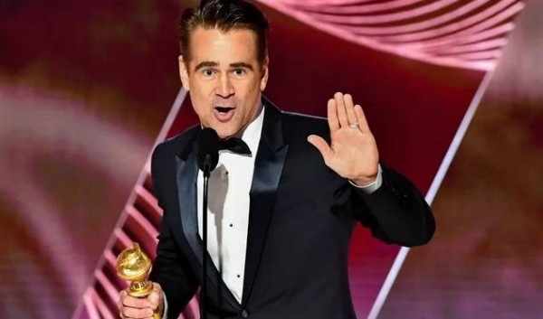Colin Farrell was named best actor in a musical or comedy film for his performance in The Banshees of Inisherin
