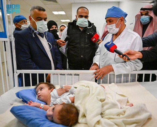 11-hour surgery to separate Iraqi conjoined twins Ali and Omer begins in Riyadh