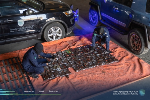 ZATCA thwarted an attempt to smuggle more than 81 kilograms of narcotic hashish hidden inside a vehicle coming to Saudi Arabia through Al-Wadiah port.
