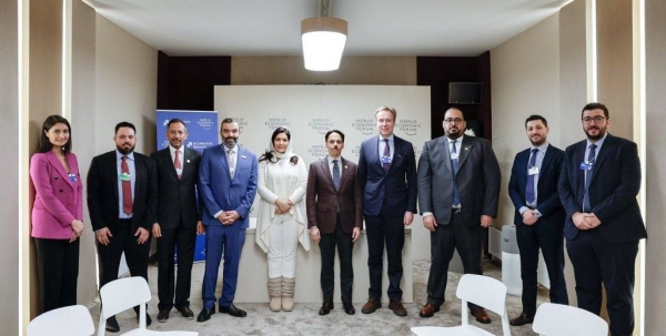 A high-level delegation from Saudi Arabia participated in a multilateral meeting with the World Economic Forum's (WEF) leadership at WEF's 2023 Annual Meeting.