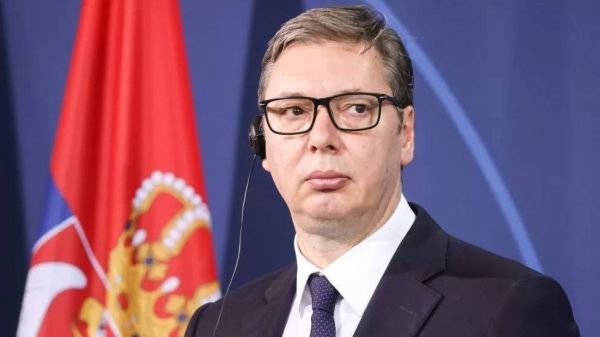 Serbia's president Aleksandar Vucic