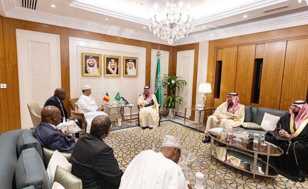 Minister of Foreign Affairs Prince Faisal Bin Farhan meets Ambassador Mahamat Saleh Annadif, minister of state, and minister of foreign affairs, Chadians abroad, and African integration of Chad, in Riyadh on Sunday.