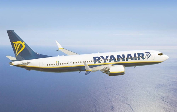 File photo of a Ryanair aircraft.