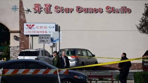 Victims were treated both inside the Star Ballroom Dance Studio and in the car park outside, police said