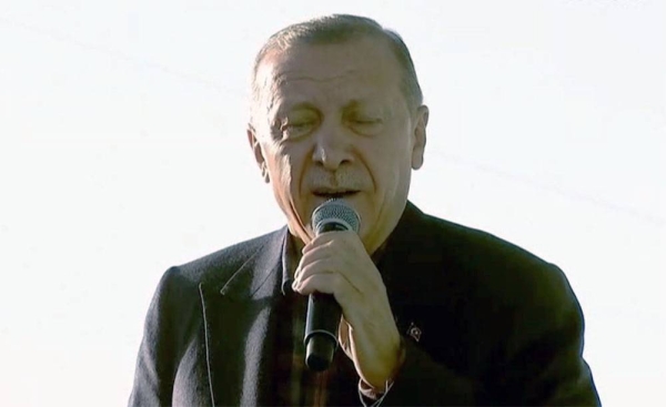 Turkey’s President Tayyip Erdogan, seen in this file photo, has confirmed the country will hold its parliamentary and presidential election in May instead of June.