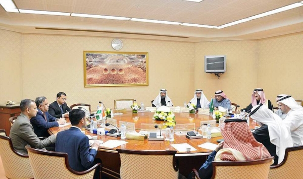 The Saudi-Indian Parliamentary Friendship Committee of the Shoura Council, chaired by member of the Shoura Council and chairman of the Committee Khalid Bin Mohammed Al-Bawardi, held a meeting Tuesday with India’s Ambassador Suhel Ajaz Khan, and a number of officials at the embassy.