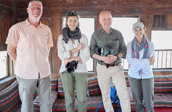 The “Reviving the Heart of the Arabian Peninsula” journey, led by British explorer Mark Evans and his team, has arrived at “Nassif House,” marking the end of his expedition.