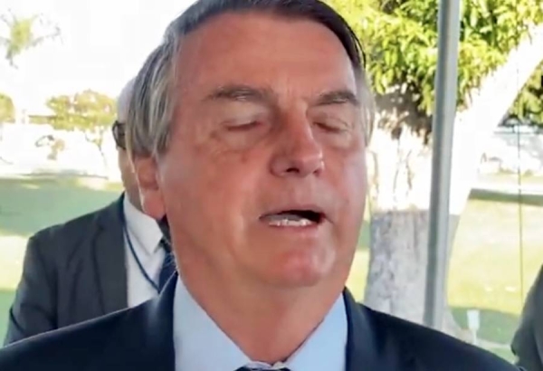 Former Brazilian President Jair Bolsonaro in this file photo.