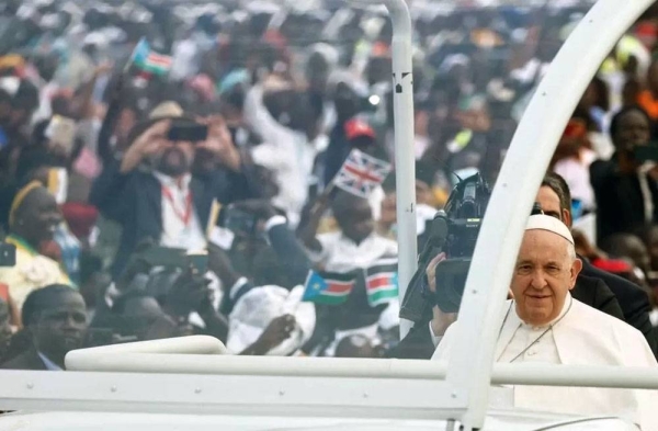 South Sudanese people have said they are happy about the Pope’s visit.